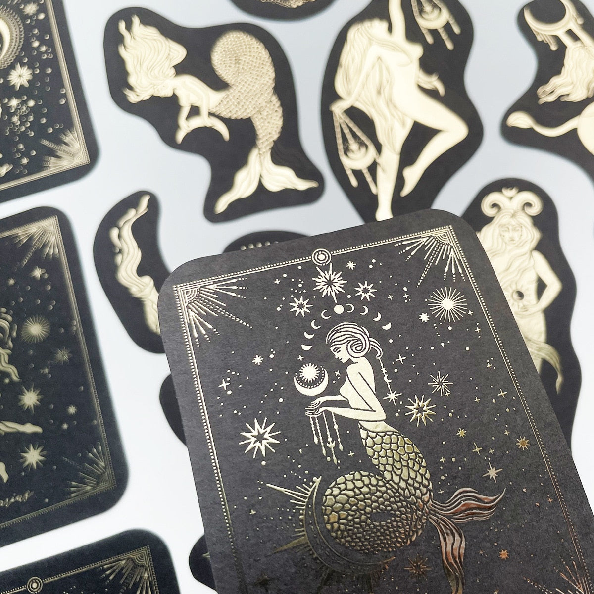 40 Pcs Constellation Gold Foil Stickers