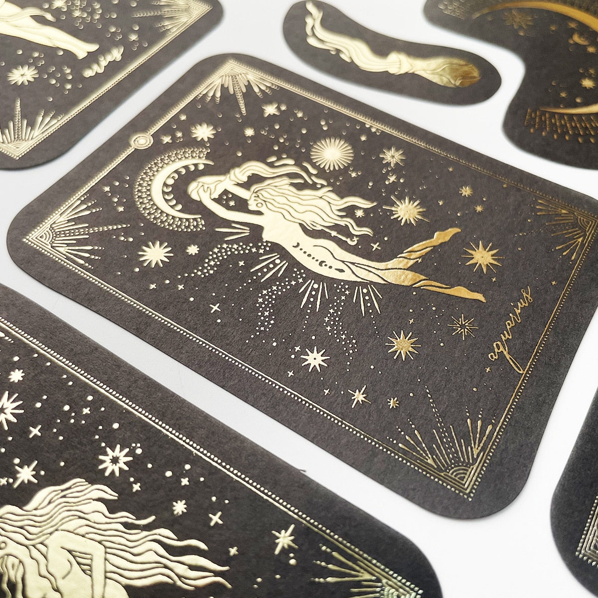 40 Pcs Constellation Gold Foil Stickers