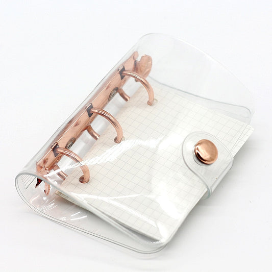 Mini PVC A9 3 Ring Notebook