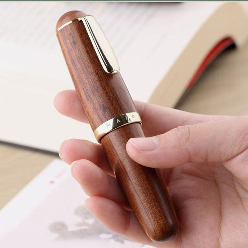 Mini Wooden Fountain Pen