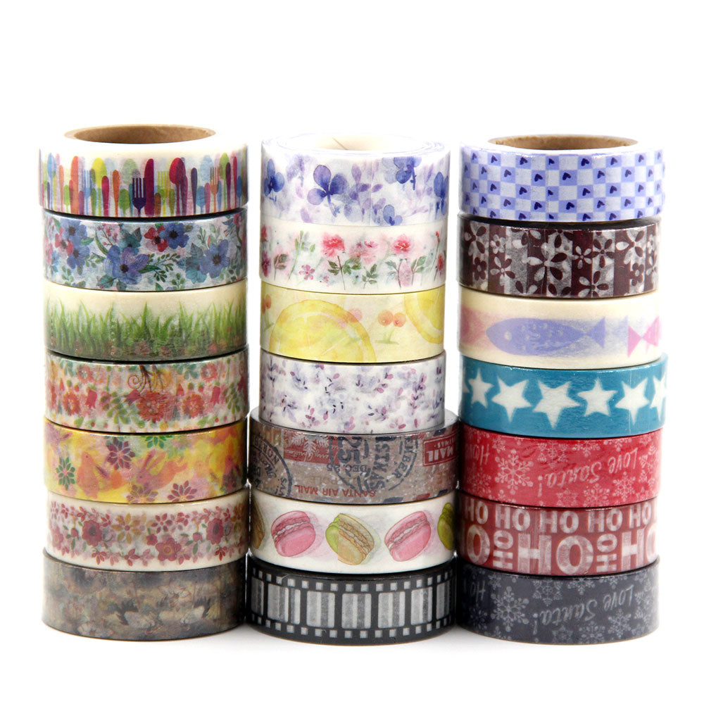 Randomly Mixed 30 rolls Washi Tapes
