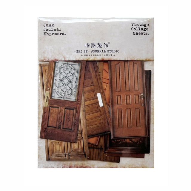 Retro Arc Rust Doors & Metal Accessories Cards
