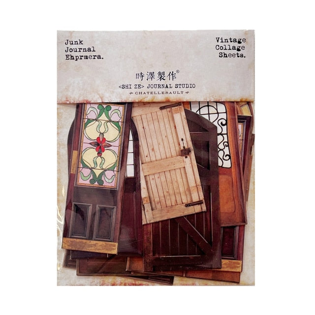 Retro Arc Rust Doors & Metal Accessories Cards