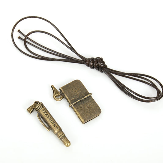 Metal Travelers Notebook Pendant