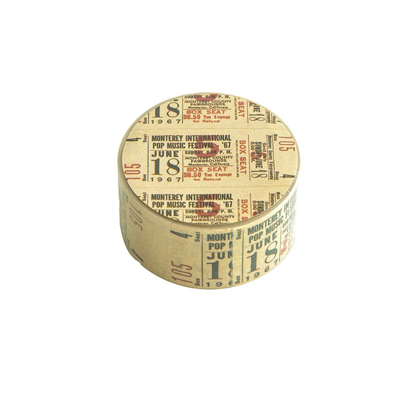 Vintage Tickets Washi Tape