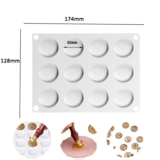 Wax Stamp Seals Silicone Mold Mat